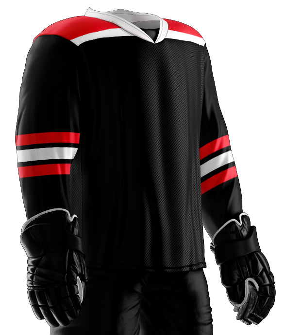 Force League Jersey: Black/Red/White