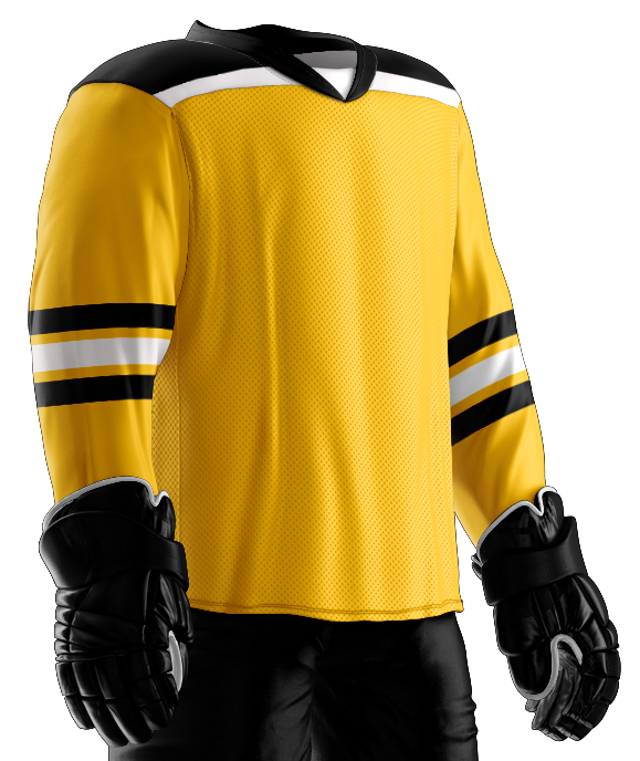 Force League Jersey: Yellow/Black/White