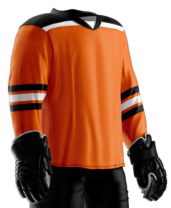 Force League Jersey: Orange/Black White