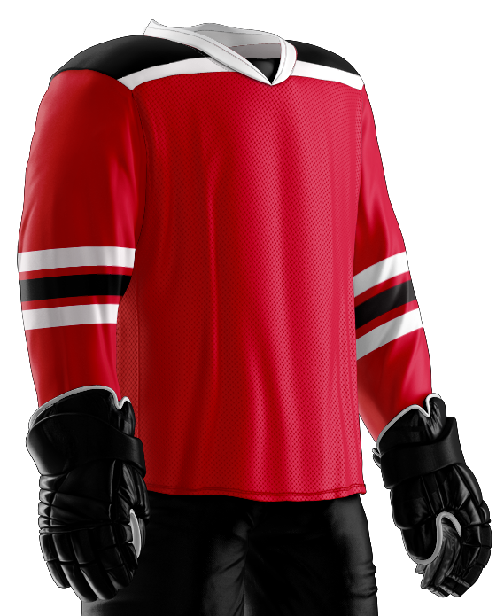 Force League Jersey: Red/White/Black