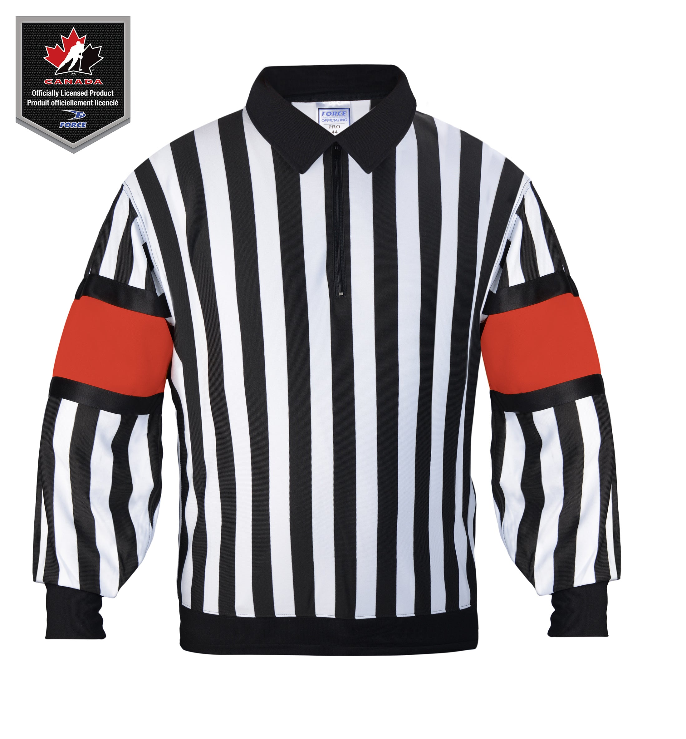 Force Pro Referee Jersey w/ Red Armbands [Mens]