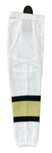 Load image into Gallery viewer, Pro Sock Clearance: White/Tan/Black  YTH Sizing
